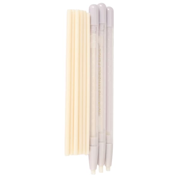 Vanishing Fabric Pen Professional Ergonomic Design Replaceable Tailor's Chalk Pen for Clothes Leather Marking