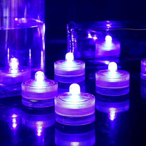 Lilla vanntette Mini LED-telys nedsenkbare