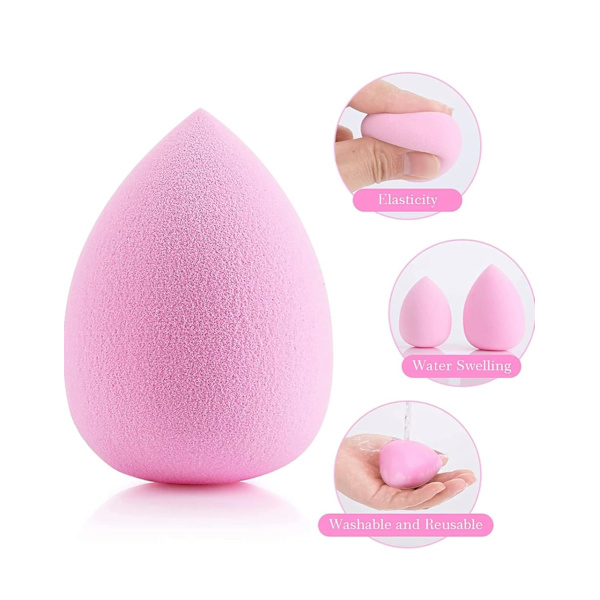 5 stk. Makeupsvampe, pink