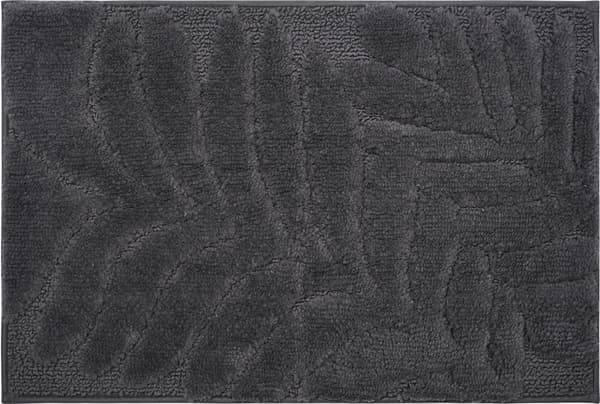 Dørmåtter Absorberende Blød Mikrofiber Maskinvaskbar Skridsikker til Køkken Badeværelse Soveværelse Entré Grå 40x60 cm