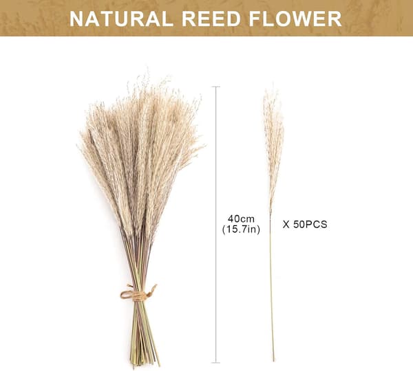 30 st/förpackning 40 cm konstgjort torkat pampasgräs boho stil heminredning