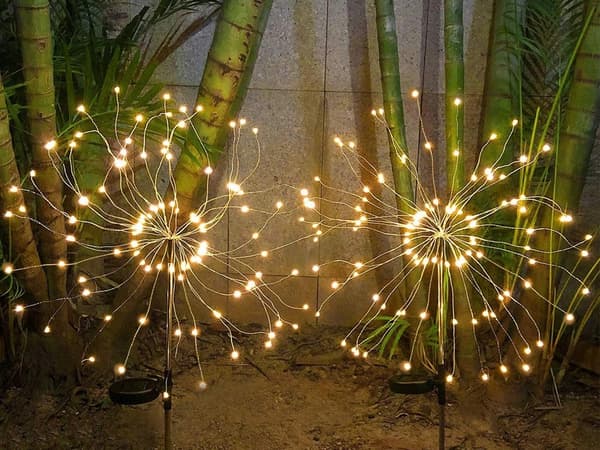 Solar LED fairy light on spike 250