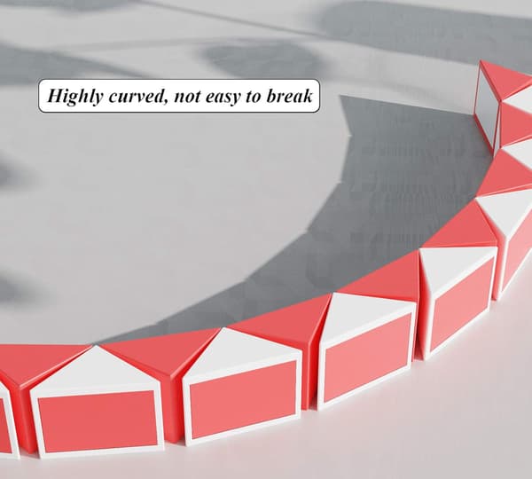 1 pakkaus (punainen) Magic Snake 48 palalla, Magic Snake Cube Twist P