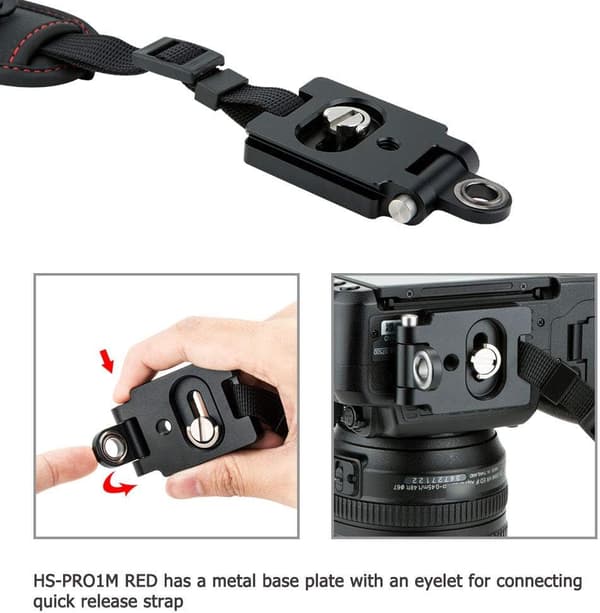 DSLR-kameragreb med Arca Swiss-plade til Canon EOS