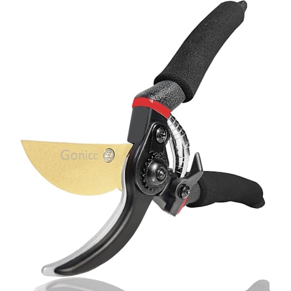 Professional Premium Titanium Bypass Pruning Shears, Hand Pruners, Garden