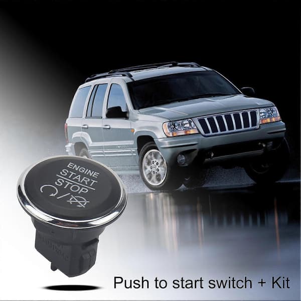 Keyless Go Tryk Start Stop Tændingsknap 1FU931X9AC til CHRYSLER-DODGE-JEEP