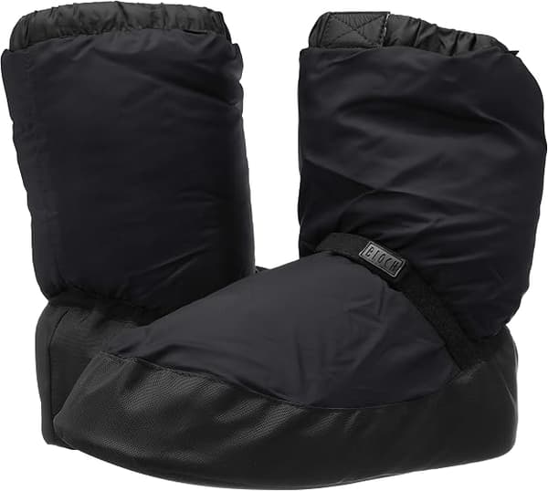 Unisex Voksen Opvarmnings Bootie Dansesko Sort