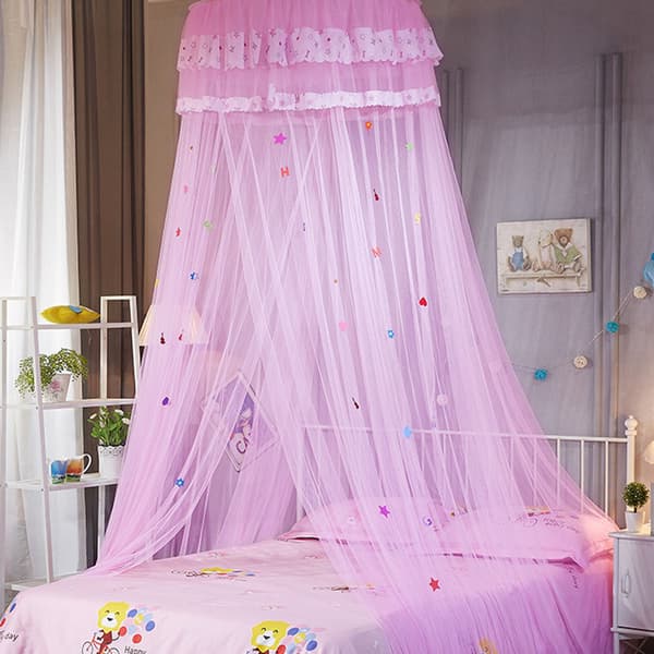 Prinsesse myggenet, sengehimmel (rosa)