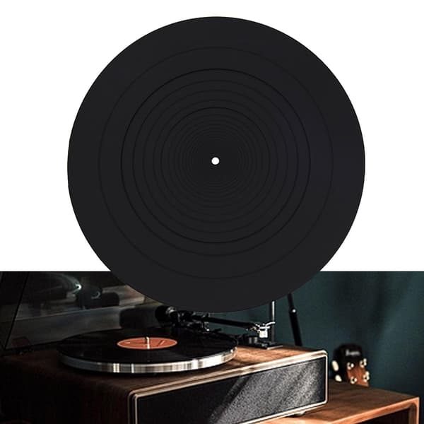 12\" Rubber Silicone Turntable Mat for All LP Vinyl Record Players