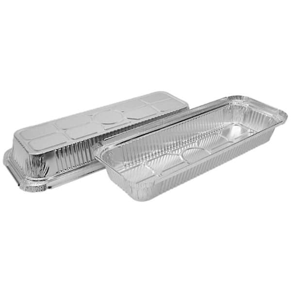 Engangsform av aluminiumsfolie, baking, grilling, brød, ovnssikker