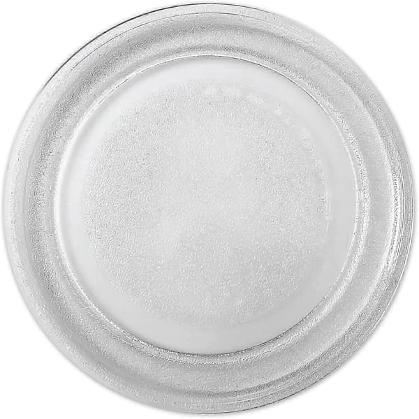 9,6 / 24,5 cm Small Glass Microwave Plate - Flat Bottom