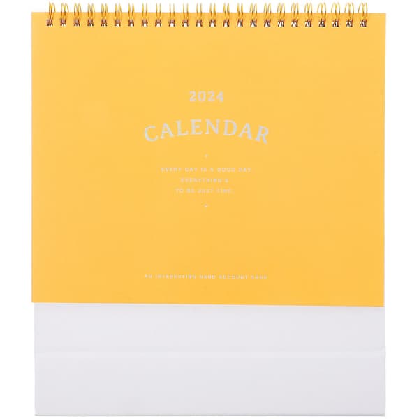 Skrivebordskalender Skrivebordskalender Kontor Liten kalender Frittstående skrivebordskalender