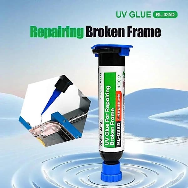 RELIFE RL-035D 10ml UV-lim til reparation af ødelagte rammer, stærkt klæbende lim