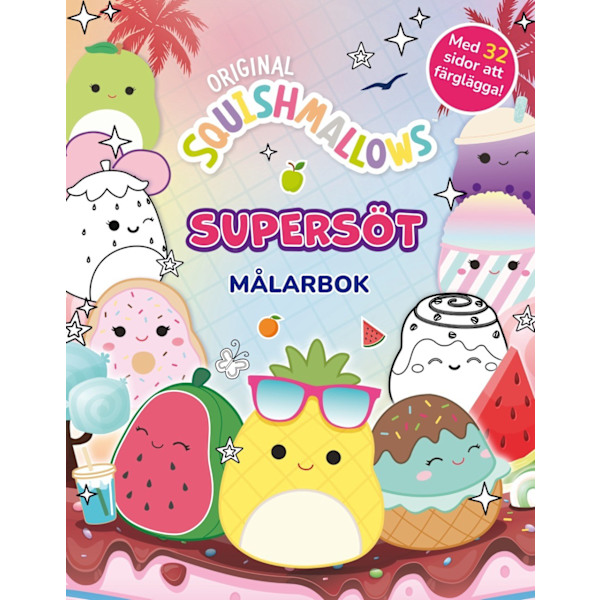 Squishmallows: Fløjlsmalebog - Babynord