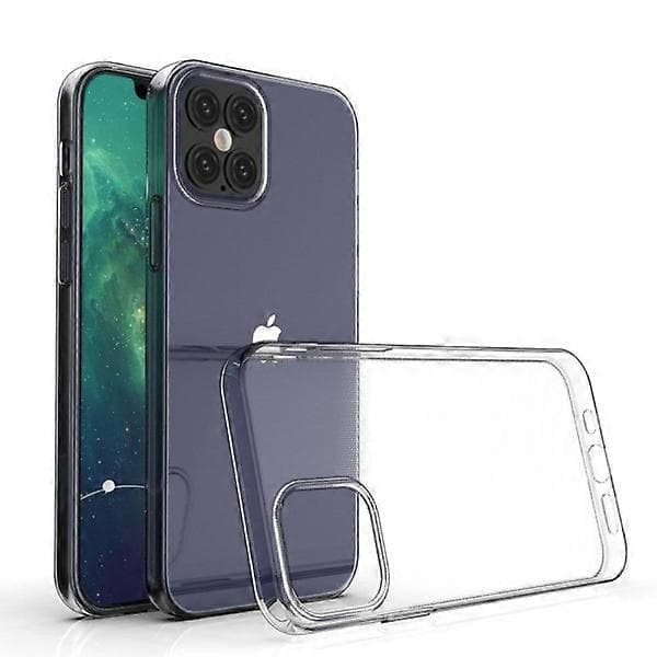 1 stk iPhone 14 Pro Max Silikone Transparent TPU Mobilcover