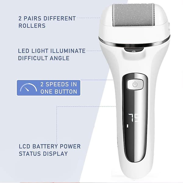 Electric Foot Scrubber Waterproof Pedicure Tool Foot File Kit R