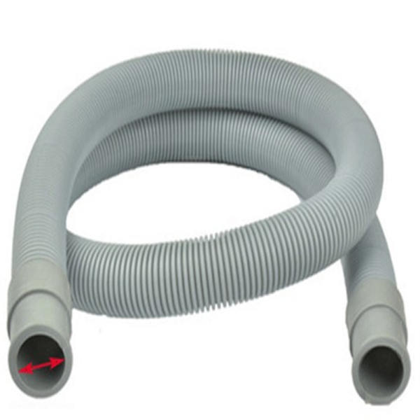Flexible Thickened Soft Overflow Drain Pipe with 20mm Soft Mouth Grey
