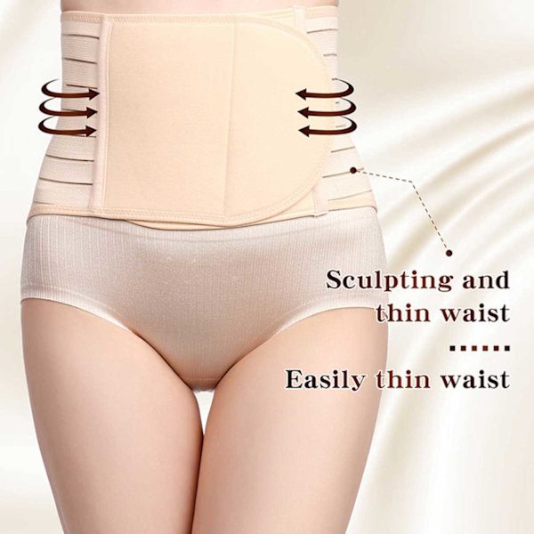 Stödbälte efter förlossning - Gravidbälte One-Size beige beige one size