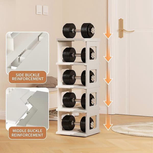 1 pc Shoe Rack - Foldable Shoe Storage and Organization for Entryway, Assembly-Free Shelf, Space-Saving Shoe Rack White-brown 5 5 White-brown