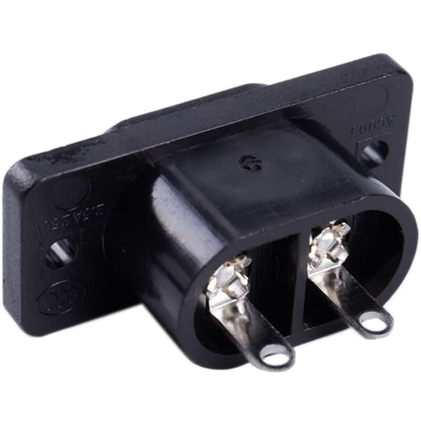 6 x AC 250V 2.5A IEC320 C7-uttak Loddekopper Strømkontakt