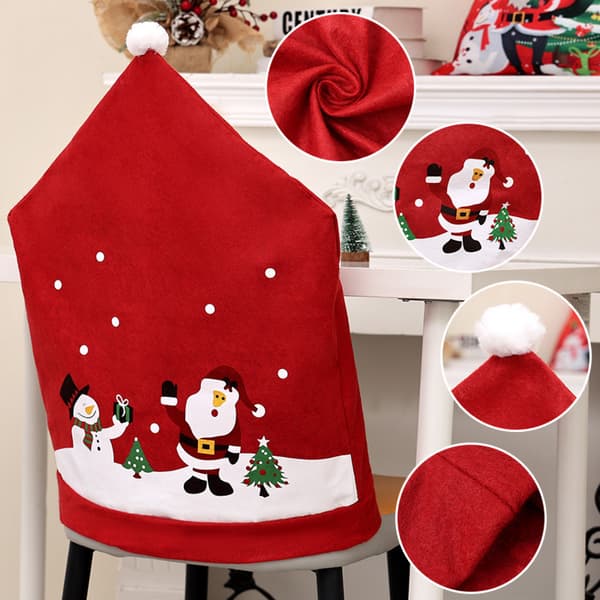 2 Chair Covers Christmas Chair Covers