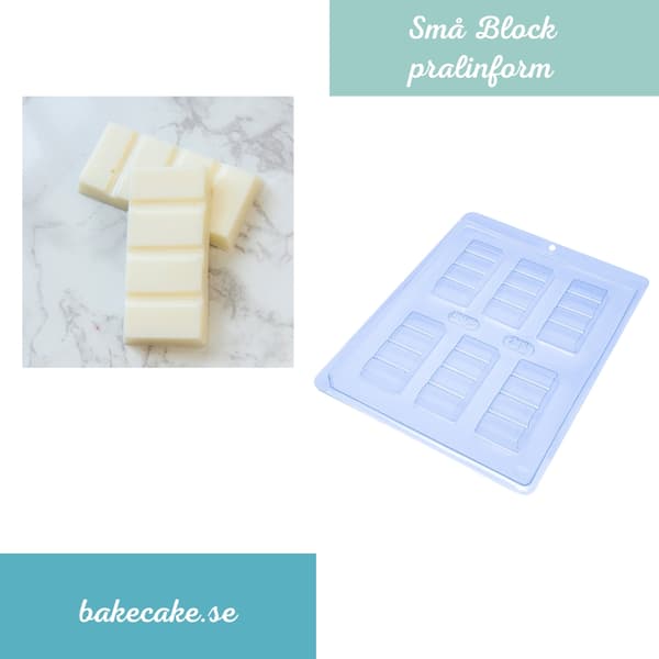 Pralinform Blok Chokoladeform - BWB 36 Transparent transparent