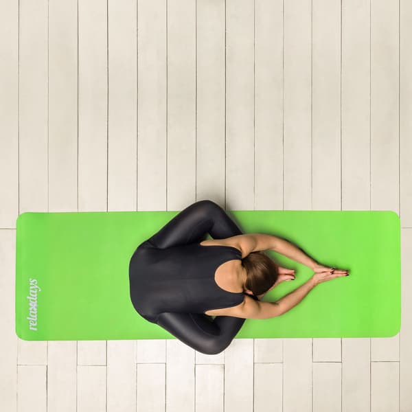 Yogamatte 1 cm tykk ensfarget