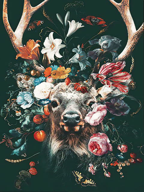 30x40cm 5D DIY Diamantmålning Full, R#Série Animaux, DIY Diamant