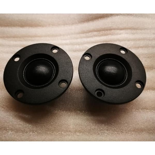 2 st 1,5 tums diskanthögtalare 6 ohm 30W silkesdome HiFi-diskant med kylfläns