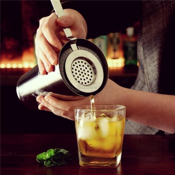 Barsil / Drinksil / Cocktailsil - Sil til baren - Svart 130