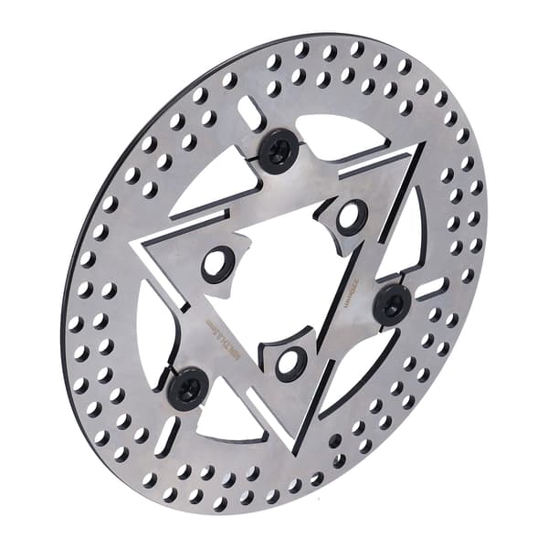Motorcykelbremseskiver 220 mm/8,7 tommer Rustfrit stål Universal Halvflydende Erstatning til Kawasaki