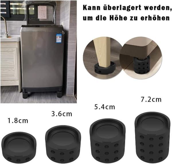 Vibrasjonsdempere for vaskemaskin, Antivibrasjonsmatter
