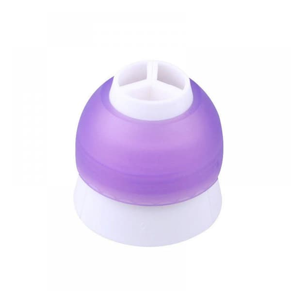 3-delt sprøjtedyse til bagning - Skab flerfarvede kager multifärg multicolor
