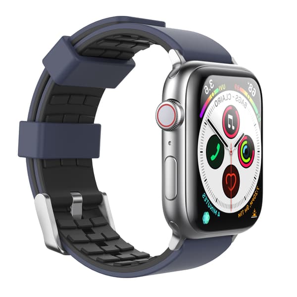 Bleu Duotone -ranneke Apple Watch 41mm 40mm 38mm -kelloille, ranneke