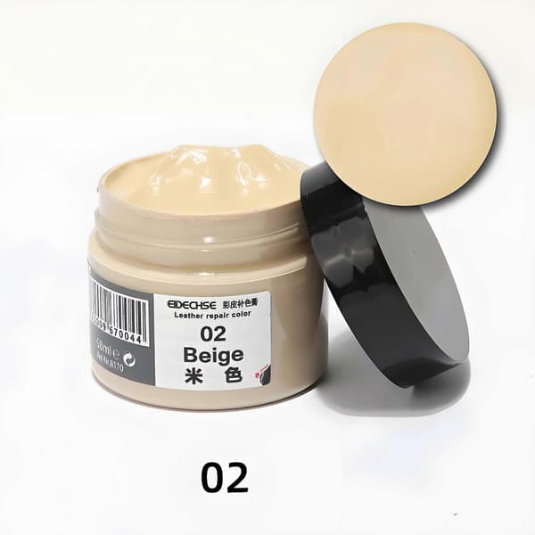 50 ml läderreparationskräm fyllmedel läderrestaurering för sko bilsäte soffa jackor hål repa spricka återställ reparera färg