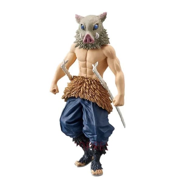 Halloween Demon Slayer Kimetsu no Yaiba -hahmo Inosuke Docka PVC Malli E E