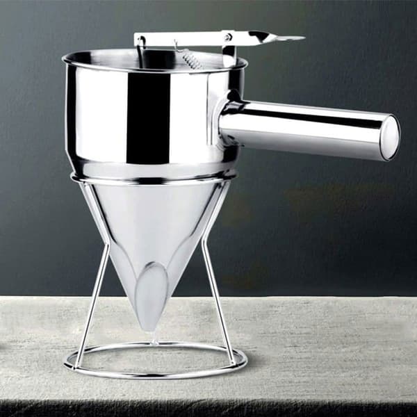 Kagedispenser - Rustfrit stål - 1 stk - Fast støtte - Let at rengøre - Køkken