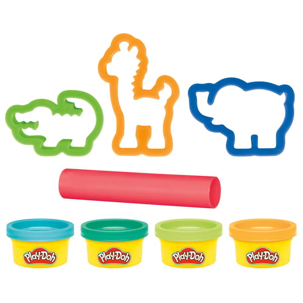 Play-Doh Mini Safari -setti 4 työkalulla ja 4 purkilla