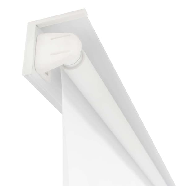 vidaXL Rullegardin til dusj 120x240 cm hvit Vit white