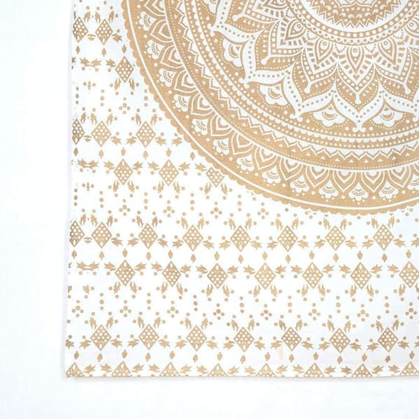 Gul Mandala Bohemisk Yogamatta Indiska Väggbonader - 150*200 cm