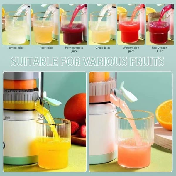 Electric Citrus Juicer, Orange and Lemon Squeezer, Portable Juicer with USB Charging
