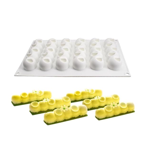 Ketju 6kpl Silikonimuotti | Moussemuotti multifärg multicolor