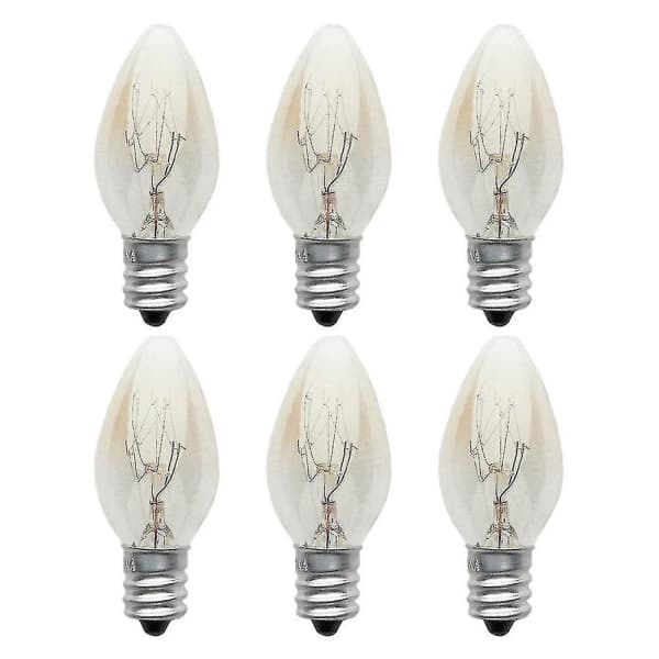 10 stk E12 pære 220v-240v 10w C7 glødepære - varm farve - glødepære/wolfram glødepære stuelampe