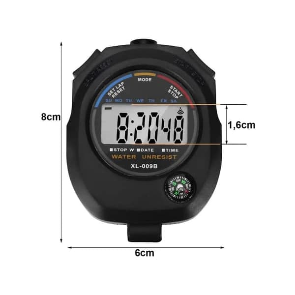 Timer / Stoppeklokke - Stoppeklokke med kompass