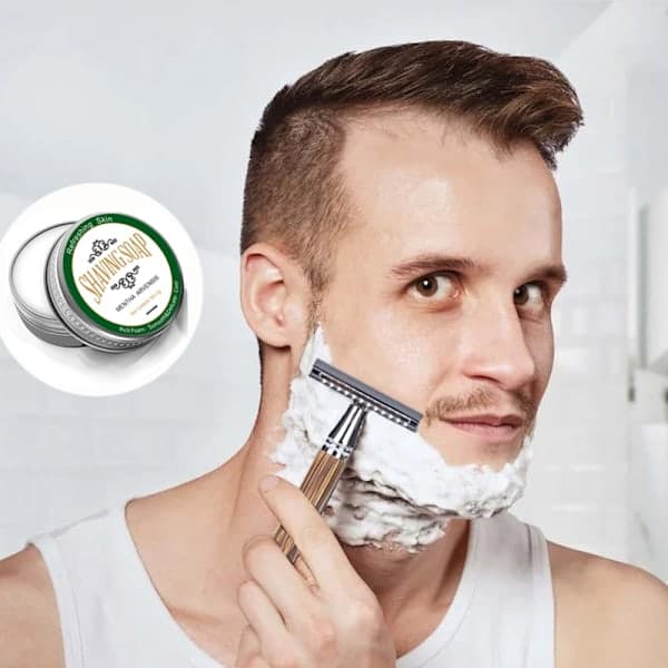 Barberskum for menn Rik mild såpe Mild barbering - punktutsalg 1 1 1