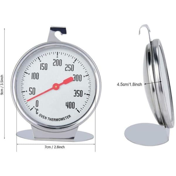 Oven Thermometers Temperature Indicator Instant Read Thermometer Stainless Steel Probe Keep Dial Up Large Gauge Kitchen Baking Accessories