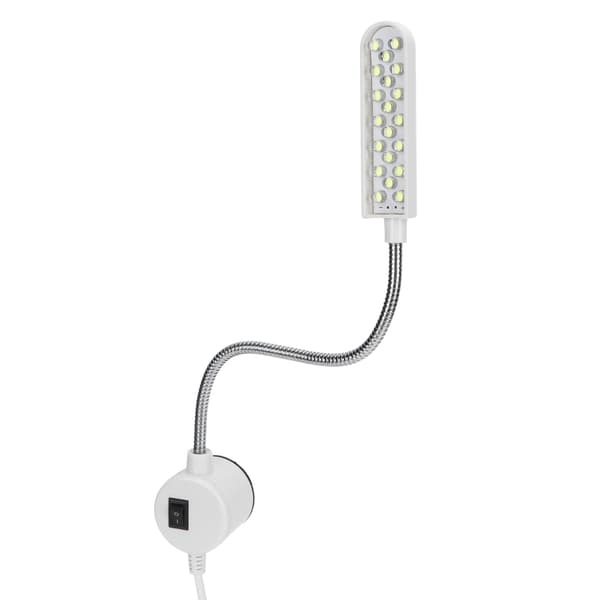 Sewing Machine LED Lamp 20 LED Energy Saving Gooseneck Work Light EU AC 110‑250V 0.2 0.2