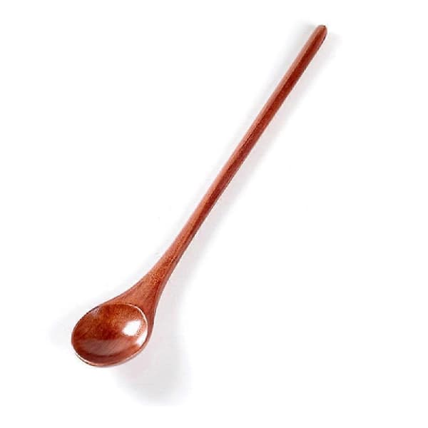 Long Handle Wooden Spoon for Honey, Mini Coffee Spoon with Thin Handle, Stirring Spoon, Household Small Spoon, Wooden Spoon