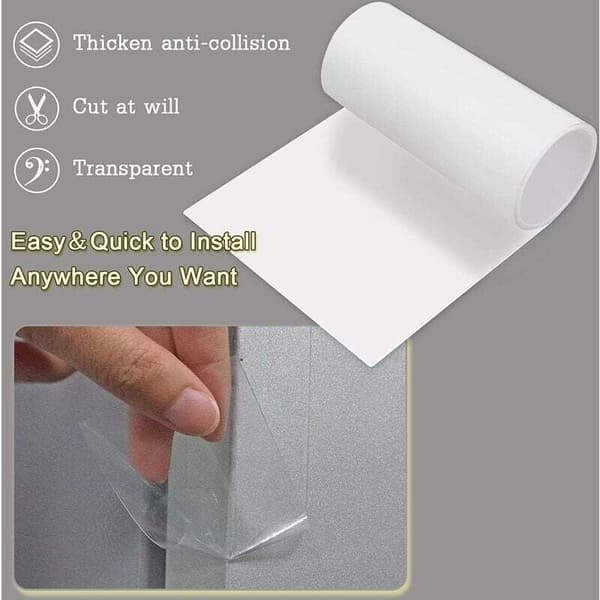 Cat Scratch Protector Sticker Roll - 30cm x 5m, Transparent, Anti-Scratch Furniture Protector for Sofa, Door, Wall, Countertops
