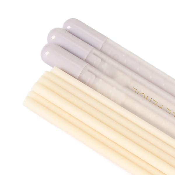 Vanishing Fabric Pen Professional Ergonomic Design Replaceable Tailor's Chalk Pen for Clothes Leather Marking